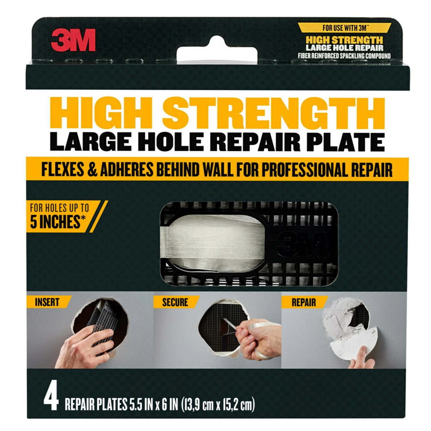 High Strength Repair Plate, 4-Pack