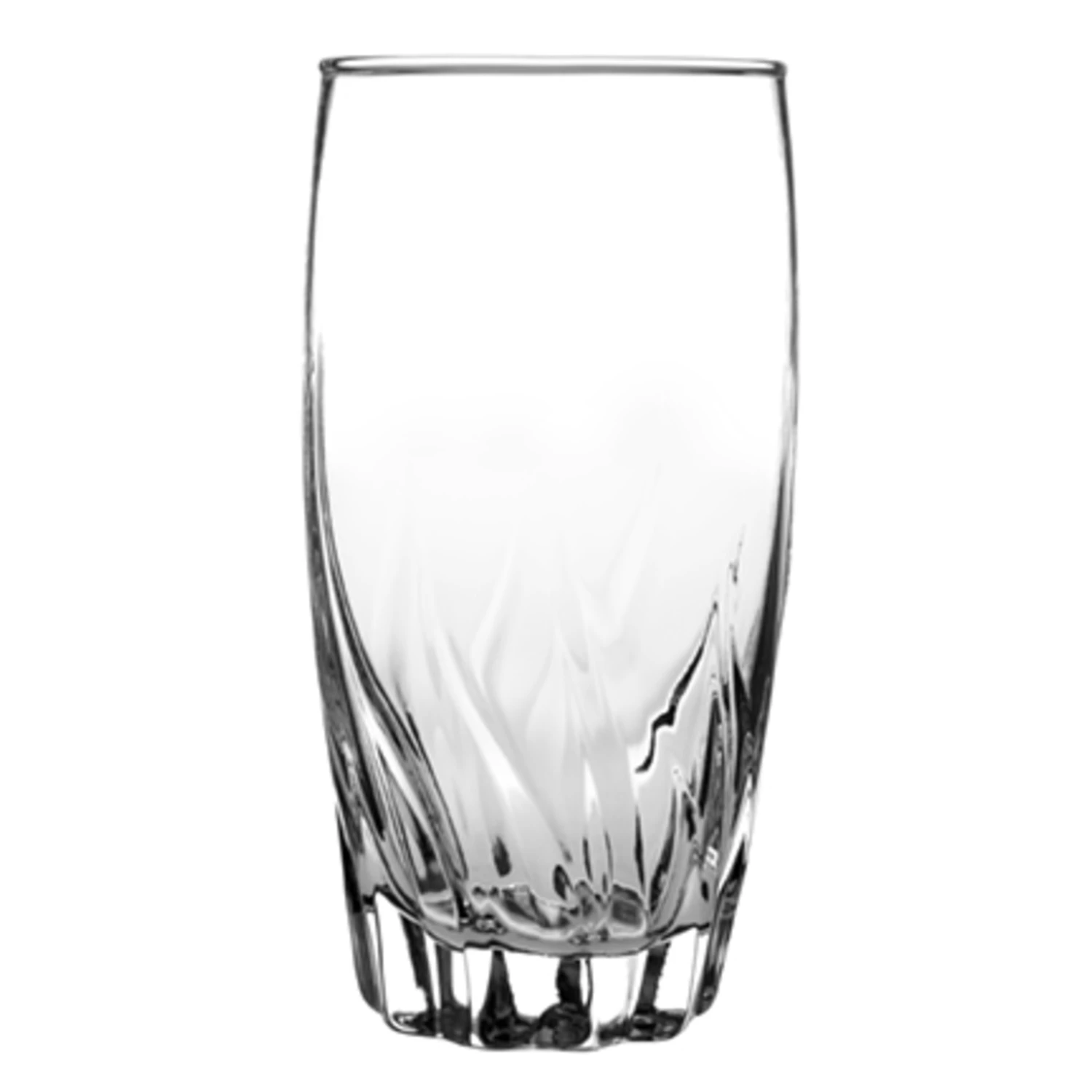 Central Park 16 Oz Clear Glass Tumblers Set Of 4, Dishwasher Safe