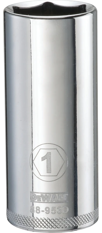 Sae Deep Socket, 6-point, 1/2-inch Drive, 1-inch