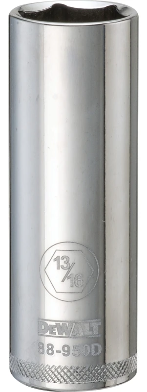 Sae Deep Socket, 6-point, 1/2-inch Drive, 13/16-inch