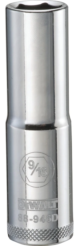 Socket SAE Deep 6-Point 1/2 Inch Drive 9/16 Inch