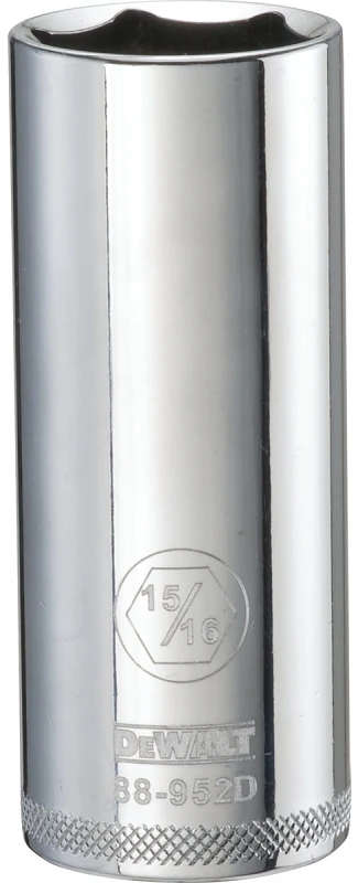 Sae Deep Socket, 6-point, 1/2-inch Drive, 15/16-inch
