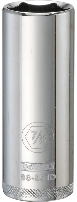 Sae Deep Socket, 6-point, 1/2-inch Drive, 7/8-inch