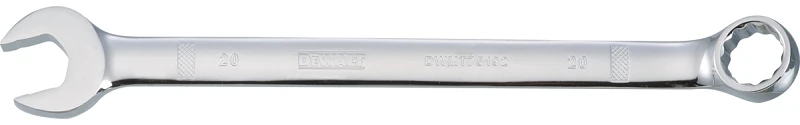 Metric Combination Wrench, Long-panel Design, 20mm, Full Polish Chrome