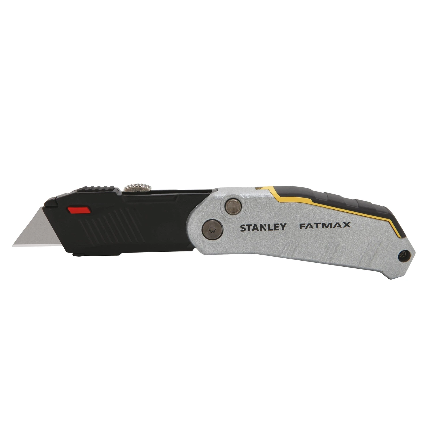 Fatmax Utility Knife with Push-Button Retractable Blade for Safety and Precision Cutting