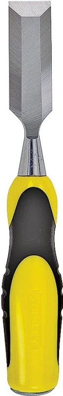 Bi-Material Handle Chisel with 1 and 1 Quarter Inch Blade