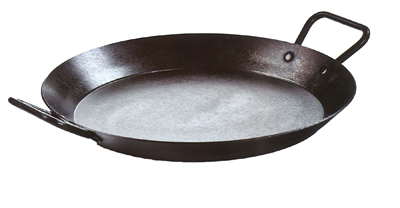 15 In. Pre-seasoned Black Carbon Steel Non-stick Fry Pan Crs15