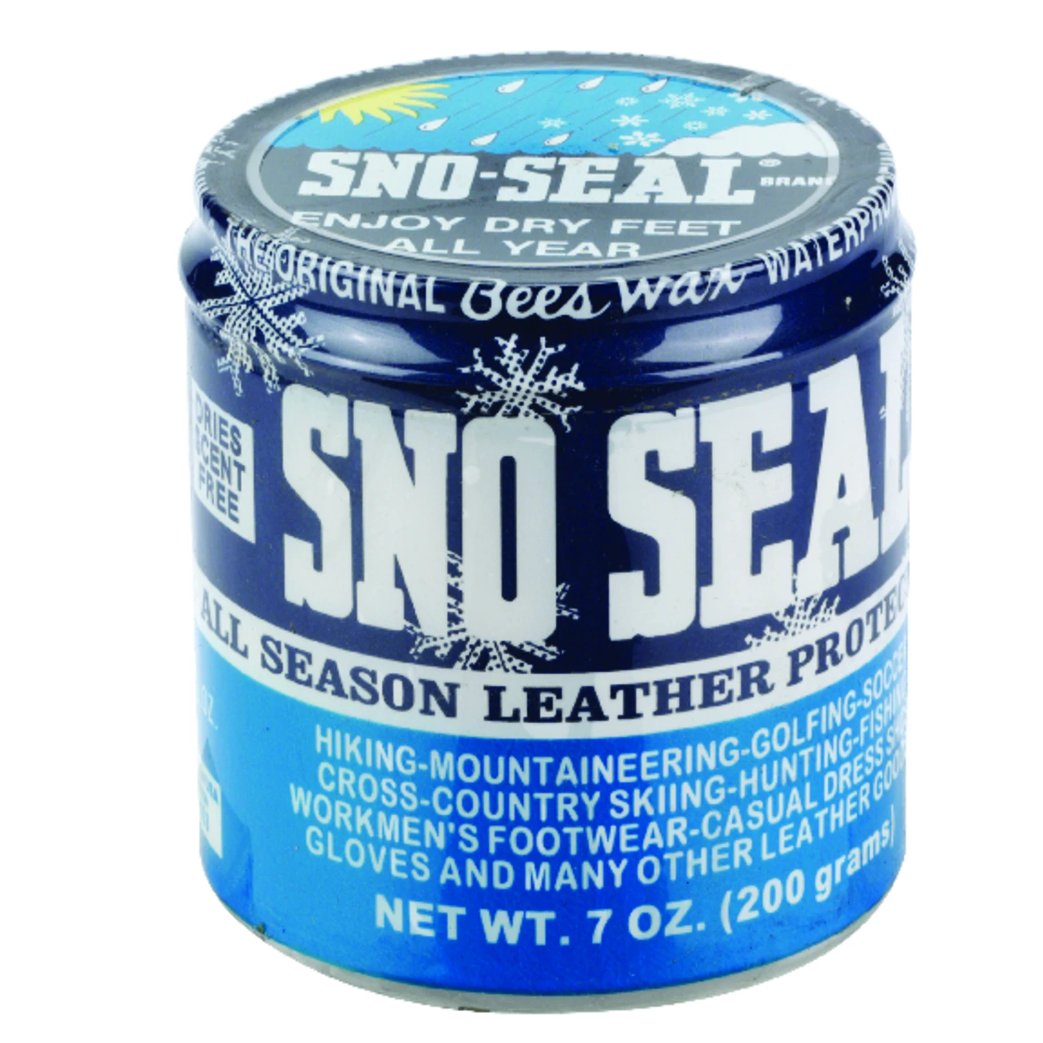 Sno-seal Clear Leather Protector 7 Oz - All Season Waterproofing