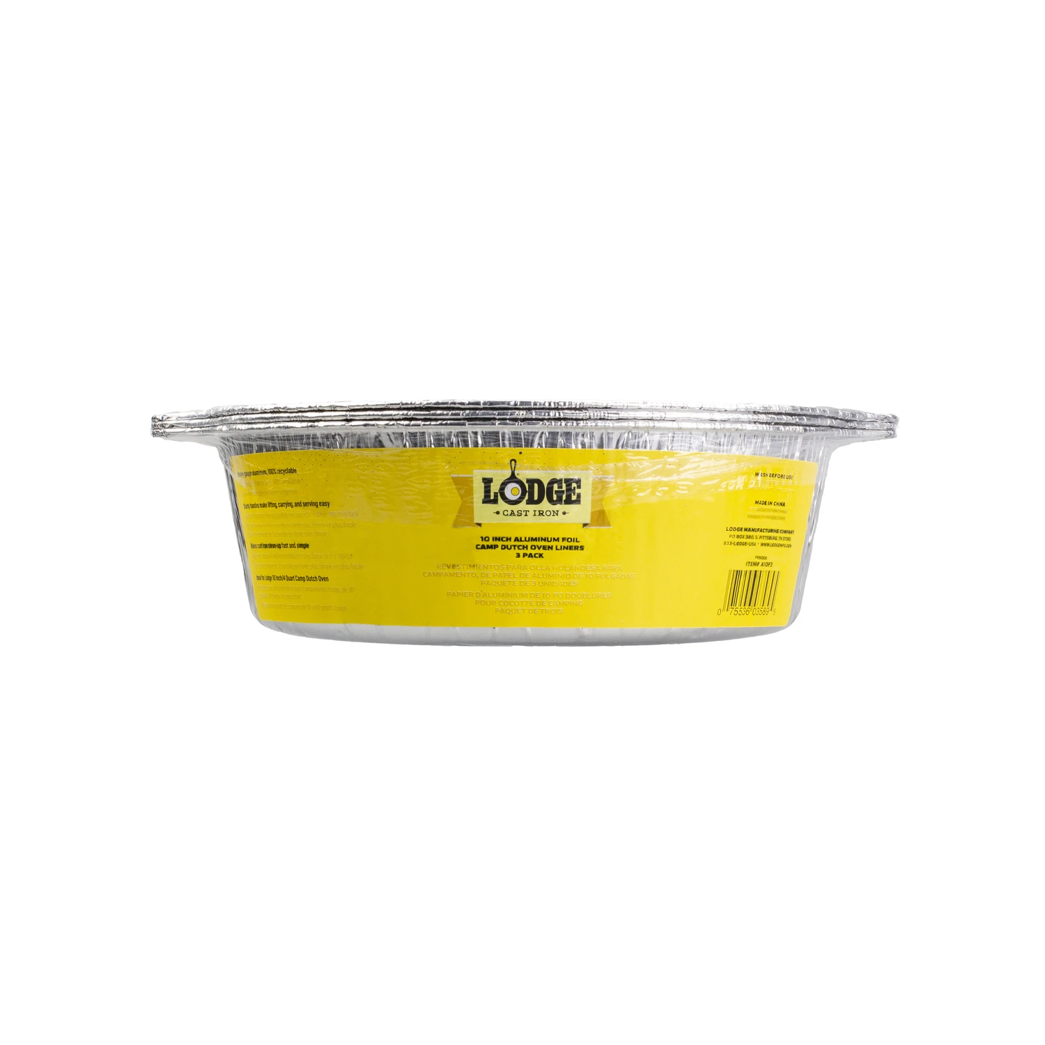 Aluminum Foil Camp Dutch Oven Liners, 10 In. 3-Pk.