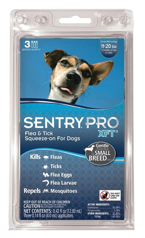 Pro Xft Flea & Tick Treatment For Dogs 11-20 Pounds - 3 Month Protection
