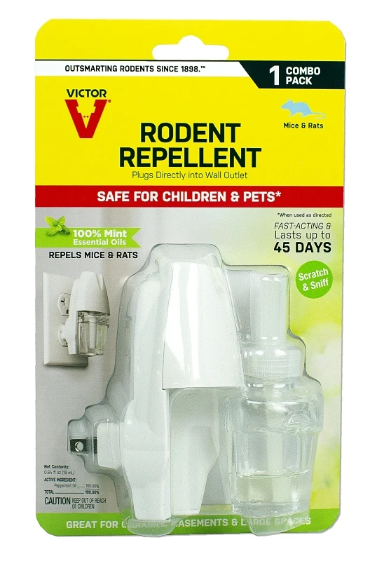 Plug-in Scented Rodent Repellent - M808 - 100% Mint Essential Oils
