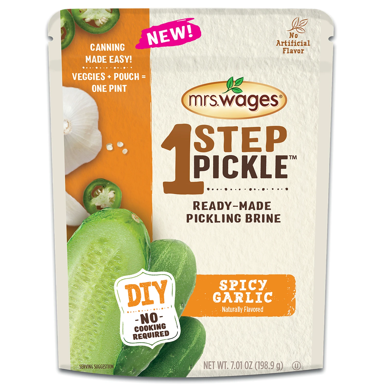 Spicy Garlic Pickling Brine 7.01 Oz 1 Pk - No Cooking Required