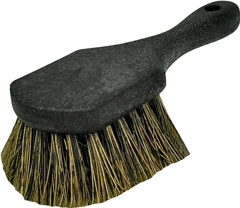 8-1/2 Inch Palmyra Gong Brush For Durable Scrubbing On Rough Surfaces