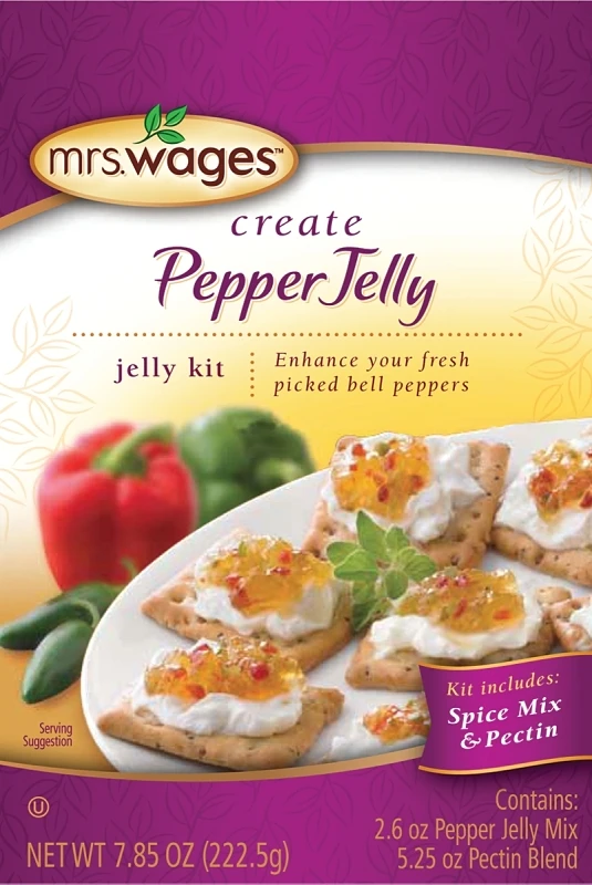 Pepper Jelly Kit, Complete Mix, 7.85 Oz. With Pectin And Spices