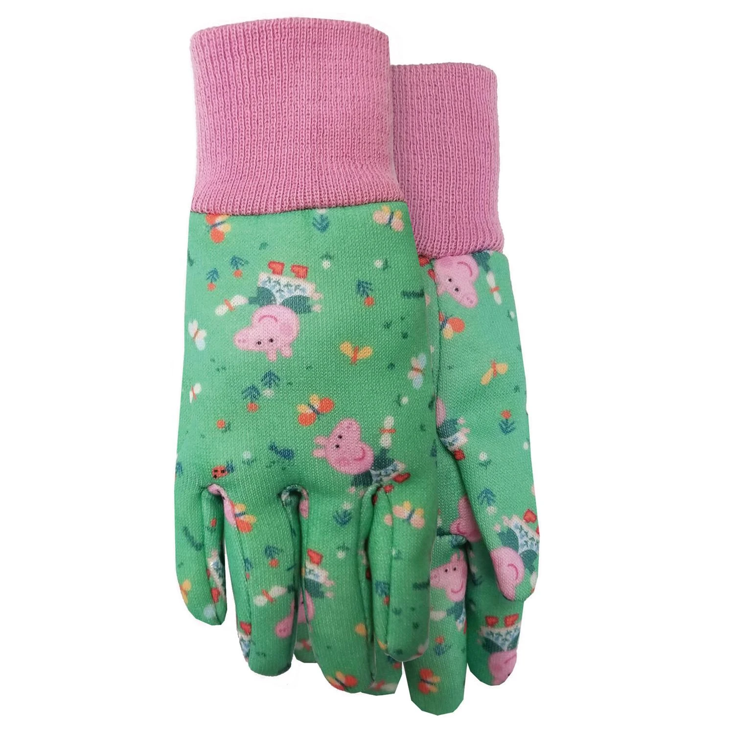 Peppa Pig Toddler Jersey Gloves - Comfortable Violet Jersey Material