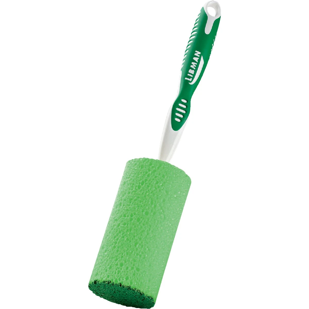 11.38 In. X 2.25 In. Green Glass & Dish Sponge With Handle