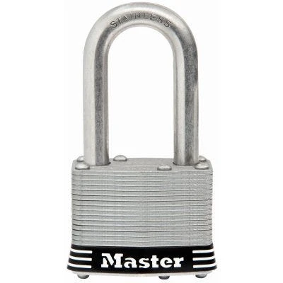 Keyed Laminated Steel Padlock with 1.75 Inch Body and 1.5 Inch Long Shackle