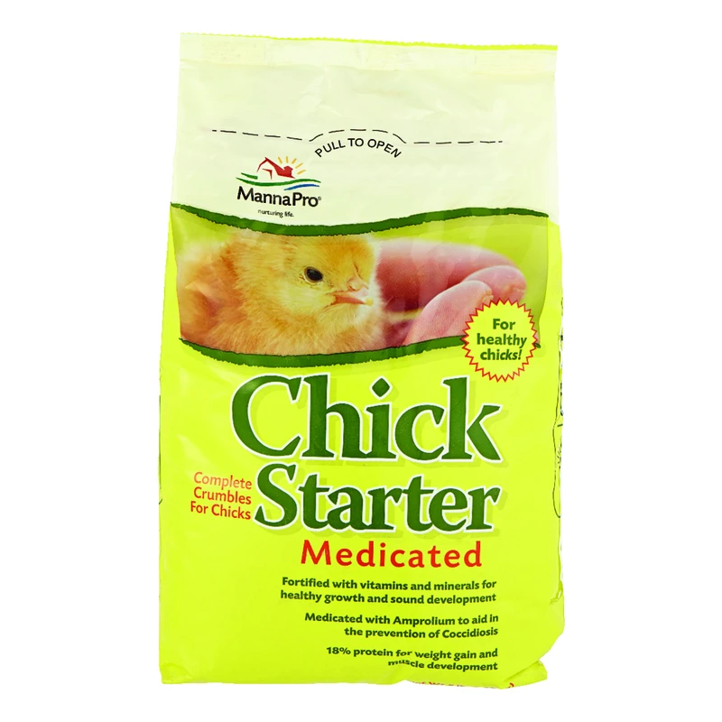 Medicated Chick Starter Feed, 5 Pounds For Poultry Development