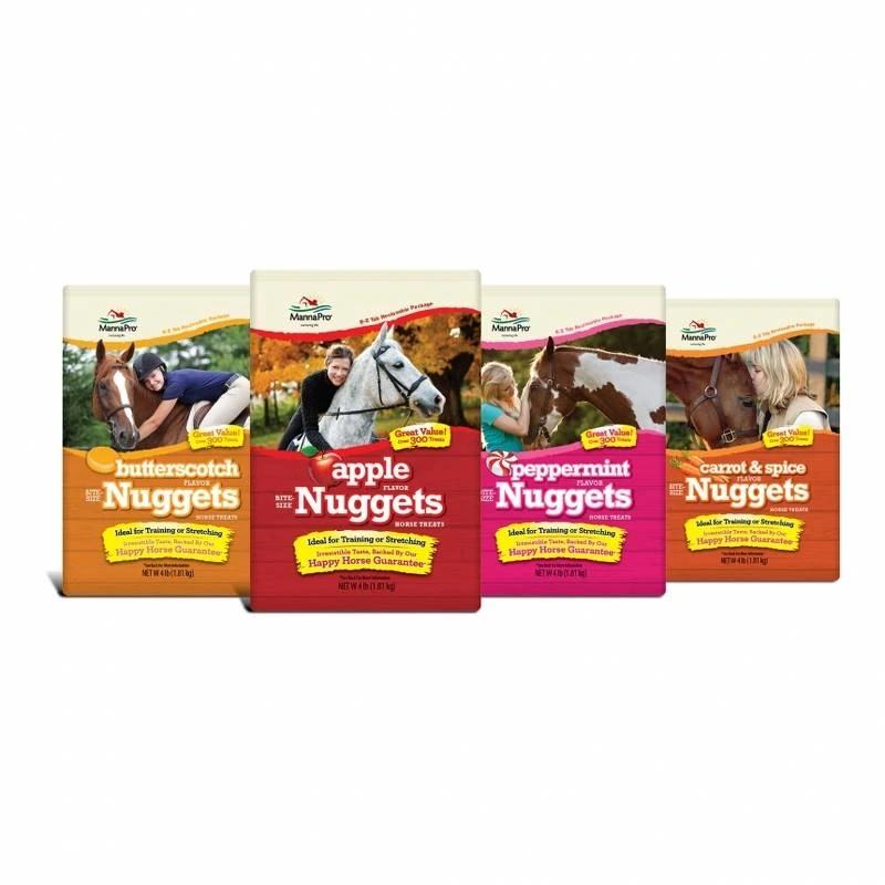 Peppermint Nugget Bite Size Horse Treats, 4-pound Bag - Nutritious Rewards