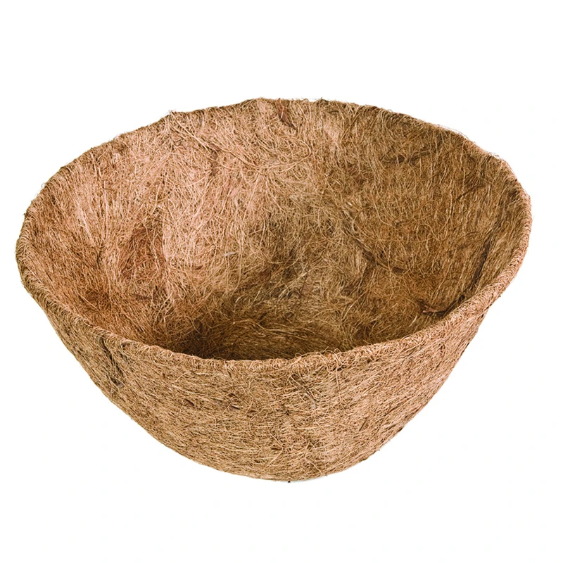 Panacea 20-inch Coco Fiber Basket Liner - Natural Replacement For Hanging Baskets