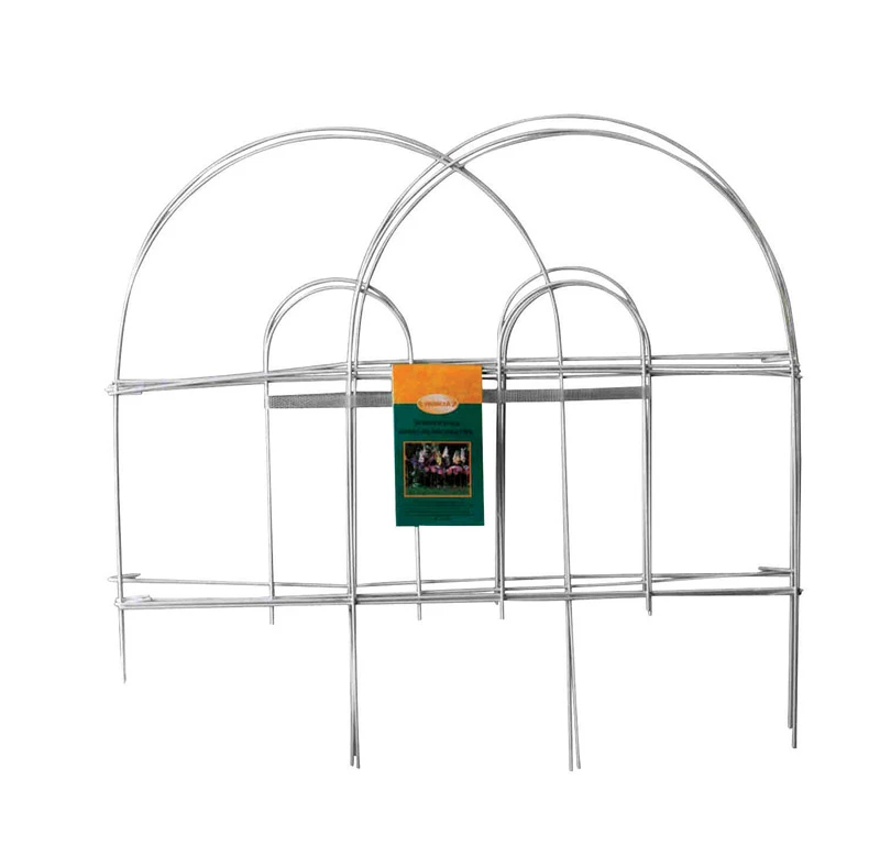 8 Ft. L X 18 In. H Pvc White Garden Fence - Durable Folding Wire Fencing