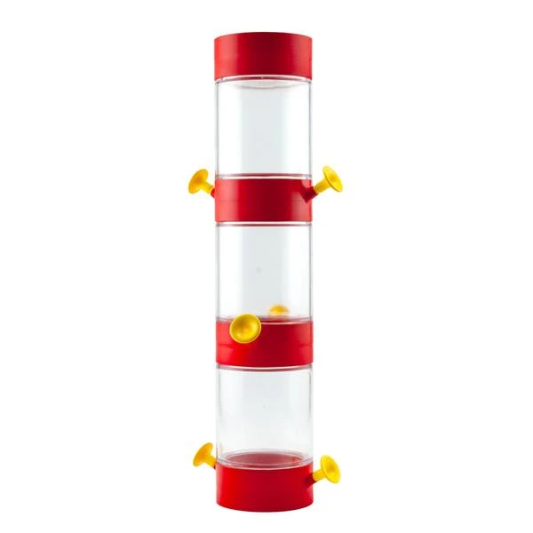 Modular Hummingbird Feeder With 2 Ports, 12 Oz Capacity, Plastic Design