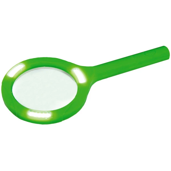 4x Magnifying Glass With Led Light, Model 37203, Includes 2 Aa Batteries