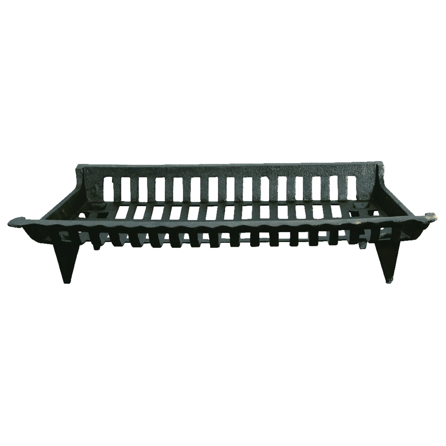 Black Cast Iron Fireplace Grate, 27 In. X 15 In. X 6 In.