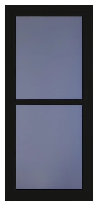 Easy Vent Selection Full-View Glass Storm Door Black 36 by 81 Inches