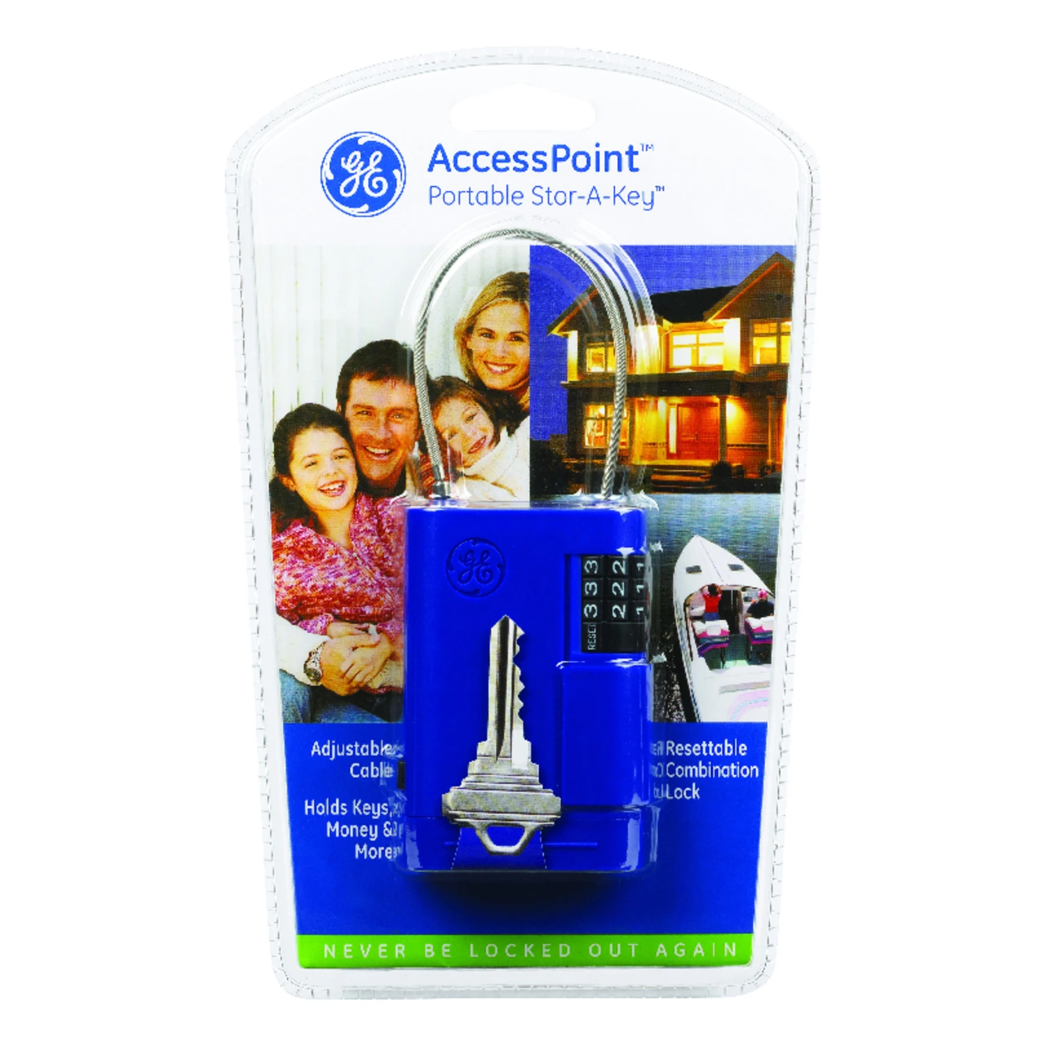STOR-A-KEY W/CABLE BLU