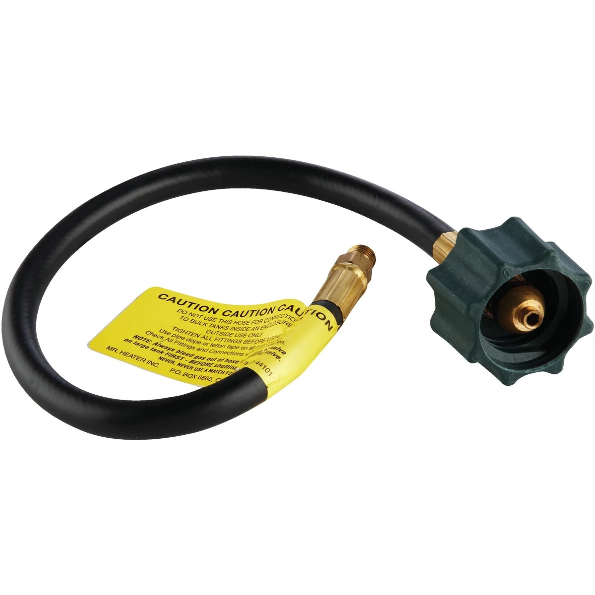 18 In. Acme Pigtail Hose Assembly, 1/4 In. Inverted Male Flare X 3/8 In. Nut