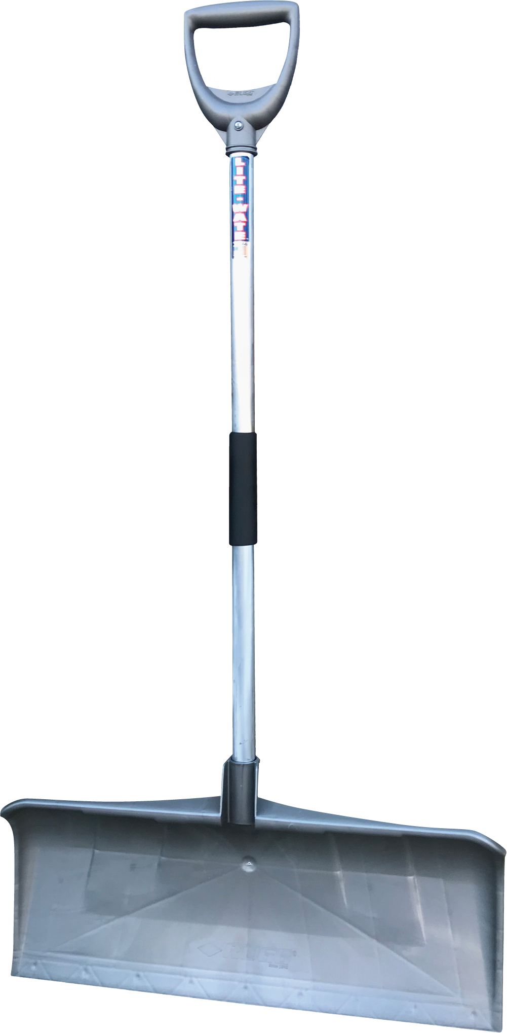 Pathmaster Ultra Lightweight 27 In. Poly Snow Pusher With 36 In. Aluminum Handle