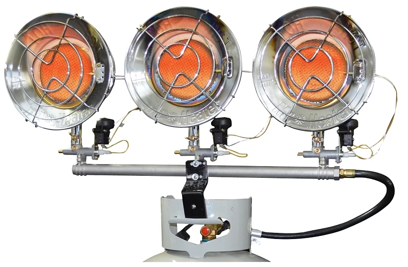 45,000 Btu Radiant Triple Tank Top Propane Heater - Model F242915