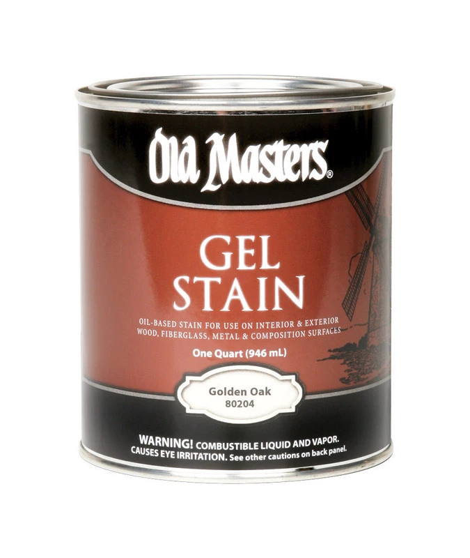 Semi-transparent Golden Oak Oil-based Gel Stain 1 Quart