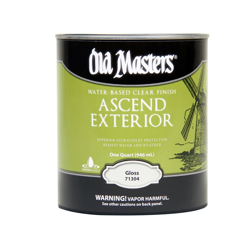 Ascend Exterior Gloss Clear Water-based Finish 1 Quart