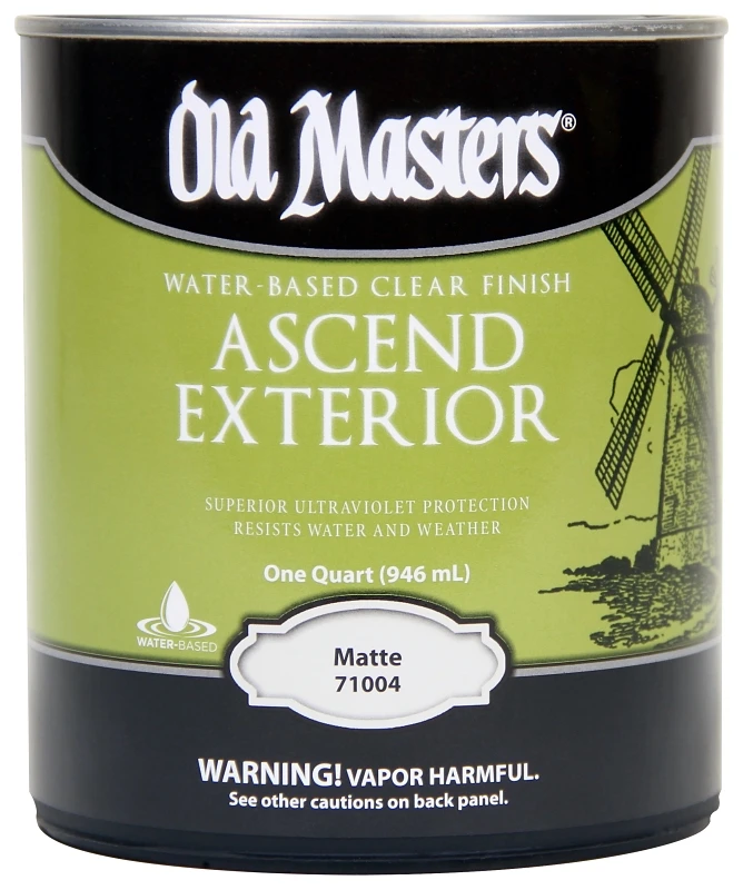 Ascend Exterior Matte Clear Water-based Finish 1 Quart