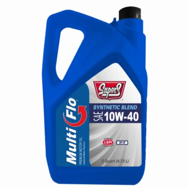 10 Watt 40 Synthetic Blend Motor Oil, 5 Quart Container