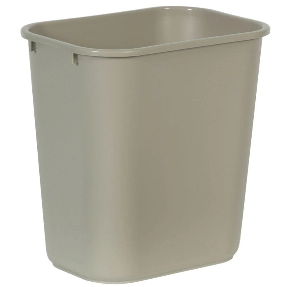 Commercial Grade Wastebasket, 28.125 Quart Capacity, Durable Construction