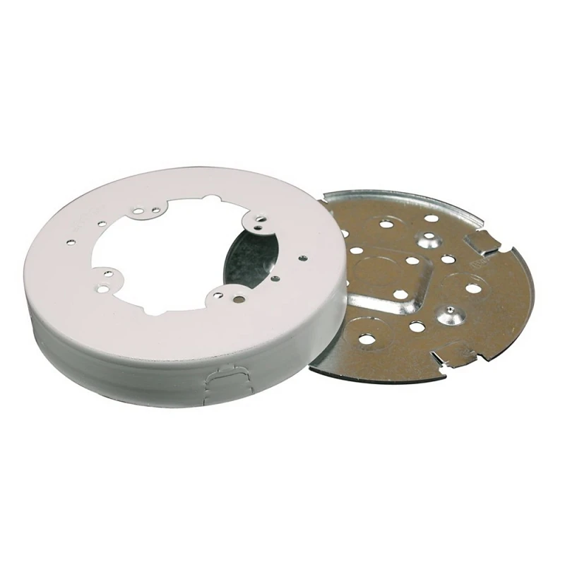 White Metal Fan Box for Ceiling Fan Installation