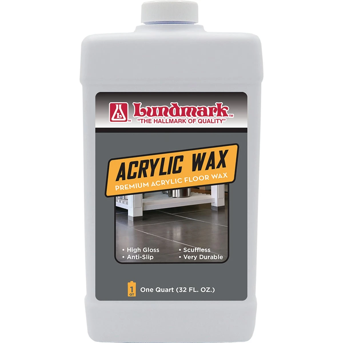 32 Oz. Acrylic High Gloss Floor Wax - Liquid Floor Finish
