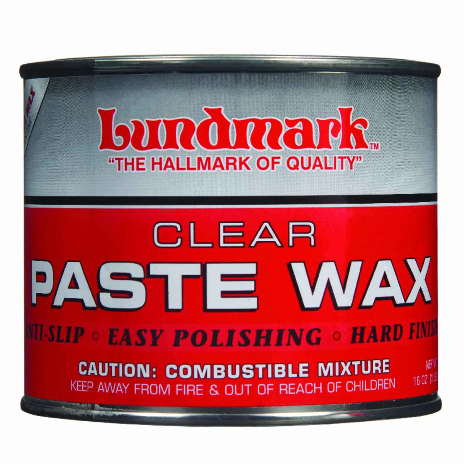 1 Lb. Clear Paste Floor Wax - Carnauba Wax For Wood Floors