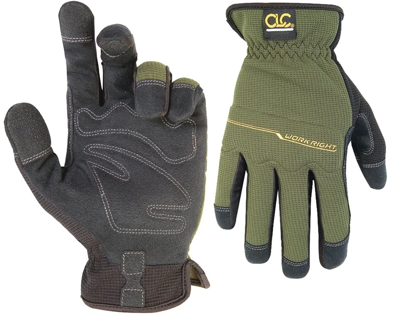 123x High-dexterity Work Gloves, Xl, Elastic Cuff, Polyester/synthetic Leather
