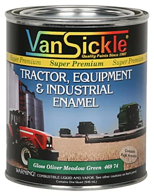 Van Sickle Paint 46974 1 Quart Oliver Meadow Green Enamel Paint - Pack Of 4