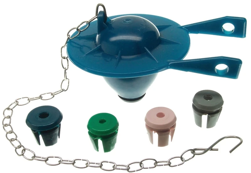 Universal Toilet Flapper Blue Rubber For 1.6 Gallon Low-flush Toilets