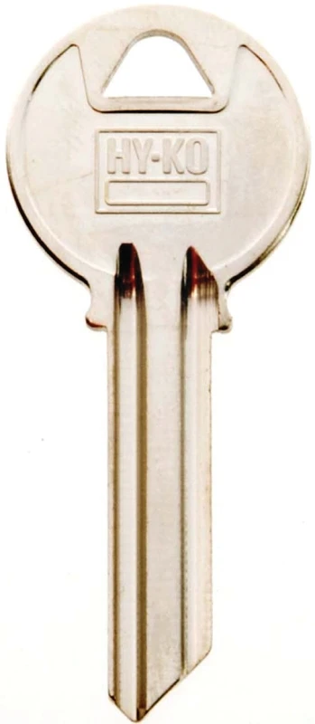 Hy-ko Y2 Traditional Automotive Key Blank For Yale Locks - Nickel-plated Brass