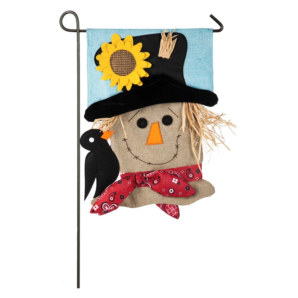 Evergreen Scarecrow Season 2-sided Garden Flag, 1'6 X 1 Ft., Polyester Material