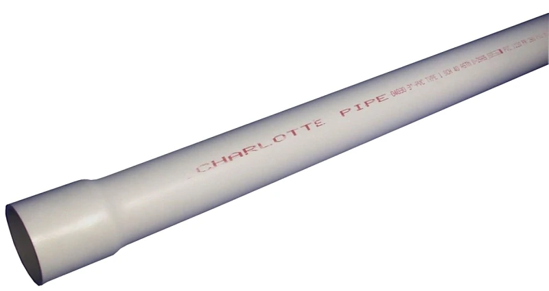 1-1/2" X 20' Schedule 40 Pvc Pipe With Bell End For Pressure And Dwv Applications
