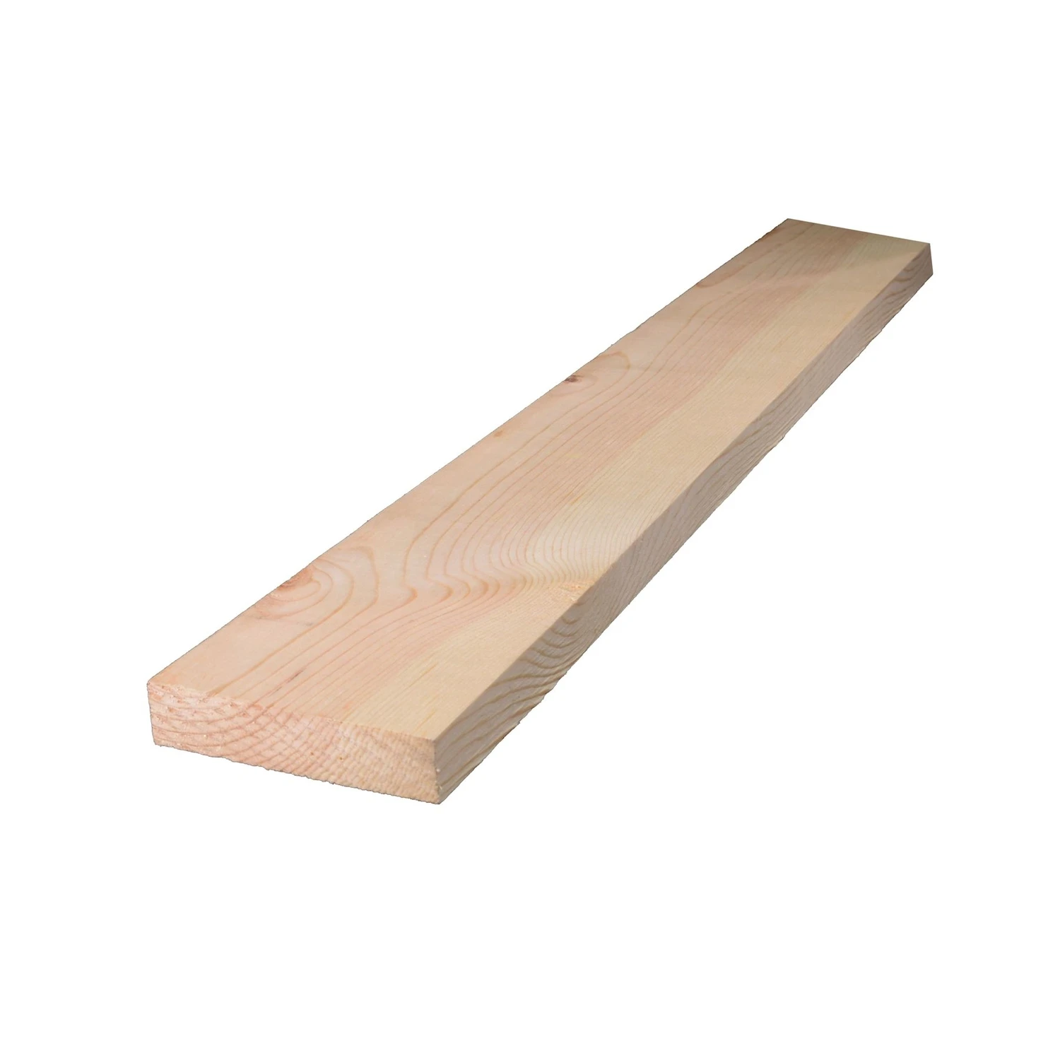 1 In. X 4 In. W X 4 Ft. L Pine Board #2/btr Premium Grade