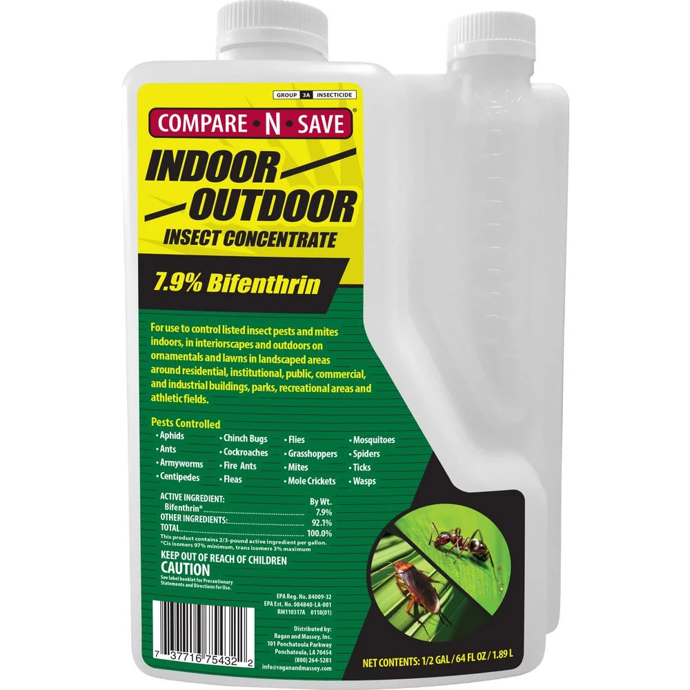 64 Oz. Compare N Save Indoor And Outdoor Insect Control Bifenthrin Concentrate
