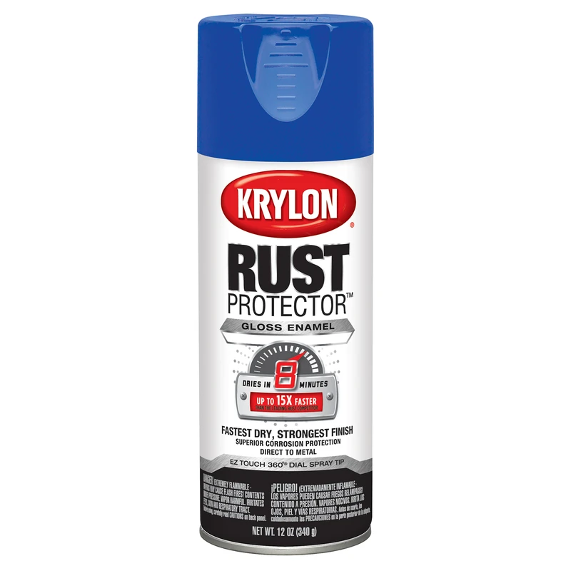 12 Oz. Gloss True Blue Alkyd Enamel Spray Paint